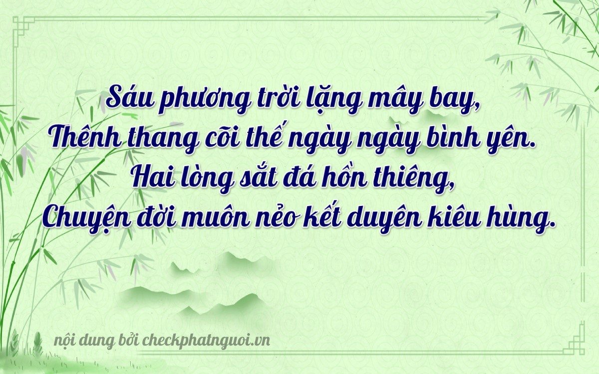 Bài thơ ý nghĩa cho <b>biển số 72L-62171</b> tại website checkphatnguoi.vn