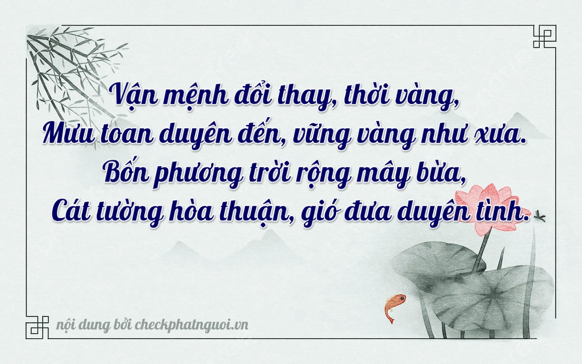Bài thơ ý nghĩa cho <b>biển số 72N-4267</b> tại website checkphatnguoi.vn