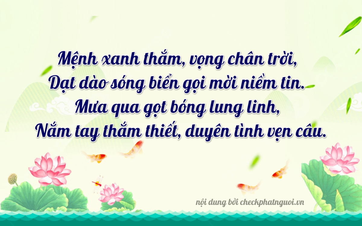 Bài thơ ý nghĩa cho <b>biển số 73636</b> tại website checkphatnguoi.vn