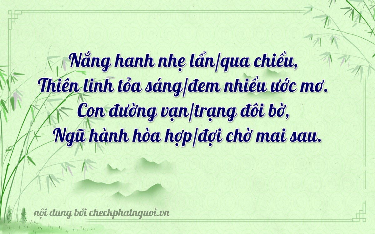 Bài thơ ý nghĩa cho <b>biển số 73A-04864</b> tại website checkphatnguoi.vn