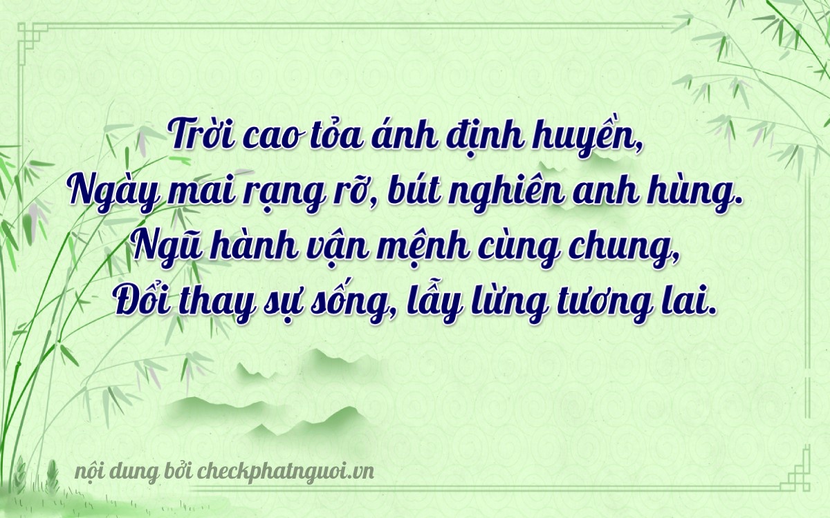 Bài thơ ý nghĩa cho <b>biển số 73A-08206</b> tại website checkphatnguoi.vn