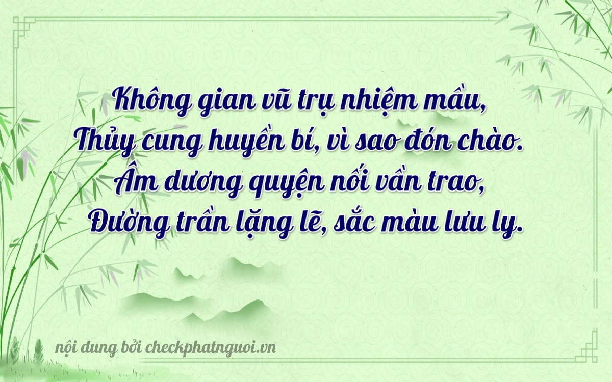 Bài thơ ý nghĩa cho <b>biển số 73A-09003</b> tại website checkphatnguoi.vn