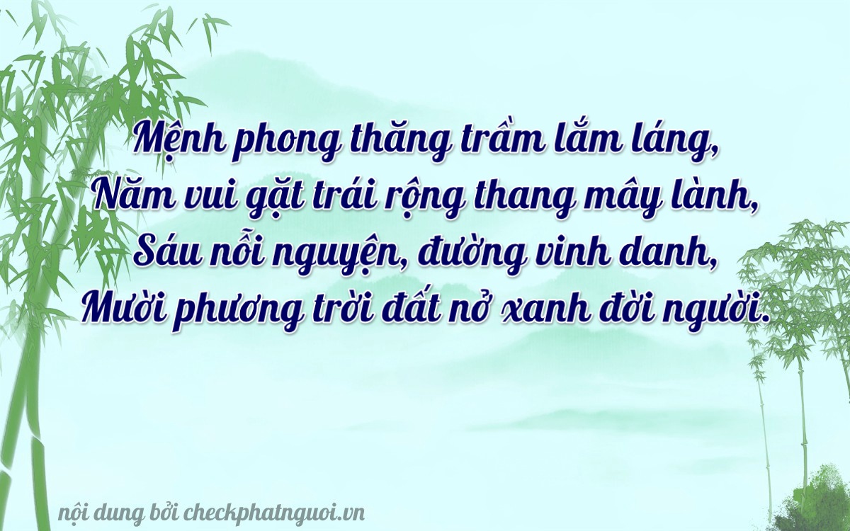 Bài thơ ý nghĩa cho <b>biển số 73A-10996</b> tại website checkphatnguoi.vn