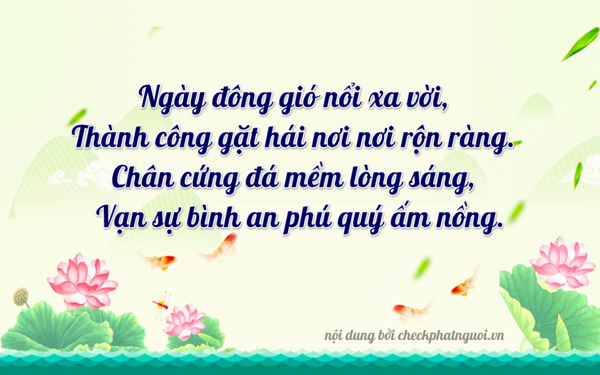 Bài thơ ý nghĩa cho <b>biển số 73A-20495</b> tại website checkphatnguoi.vn