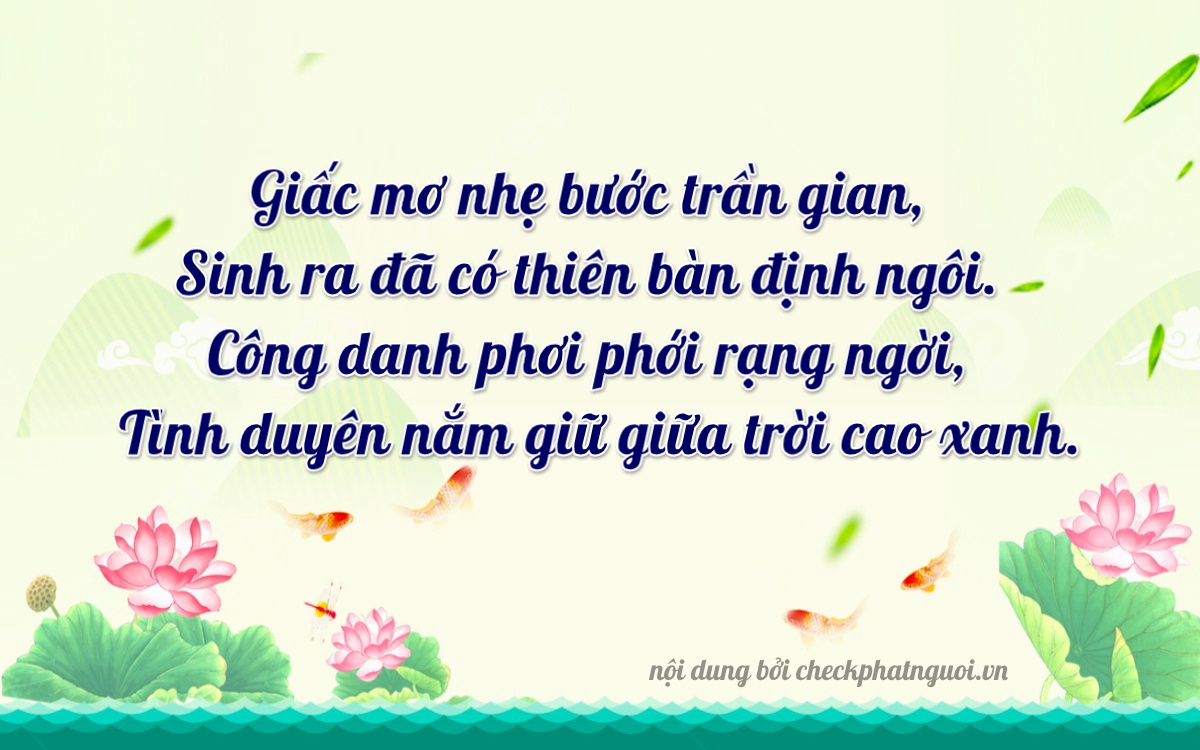 Bài thơ ý nghĩa cho <b>biển số 73A-21036</b> tại website checkphatnguoi.vn