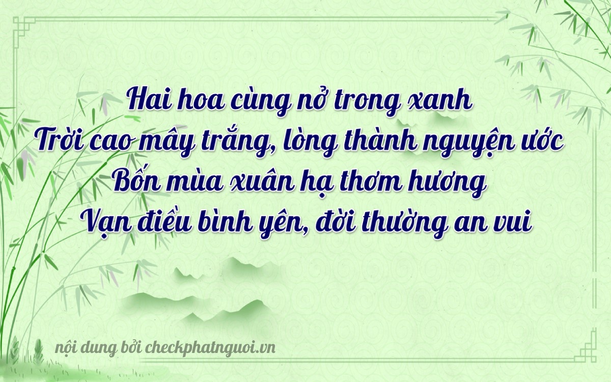 Bài thơ ý nghĩa cho <b>biển số 73A-21804</b> tại website checkphatnguoi.vn