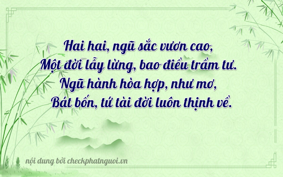 Bài thơ ý nghĩa cho <b>biển số 73A-22584</b> tại website checkphatnguoi.vn
