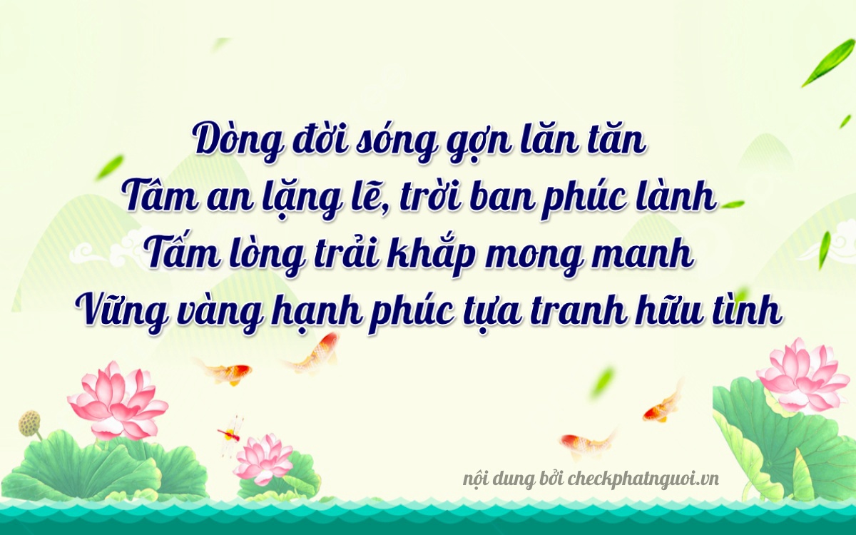 Bài thơ ý nghĩa cho <b>biển số 73A-26640</b> tại website checkphatnguoi.vn