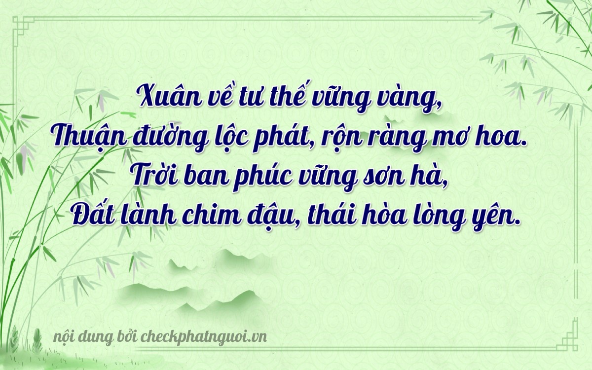 Bài thơ ý nghĩa cho <b>biển số 73A-28136</b> tại website checkphatnguoi.vn