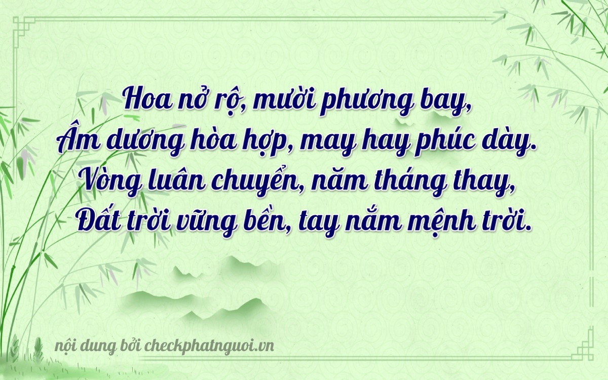 Bài thơ ý nghĩa cho <b>biển số 73A-30150</b> tại website checkphatnguoi.vn