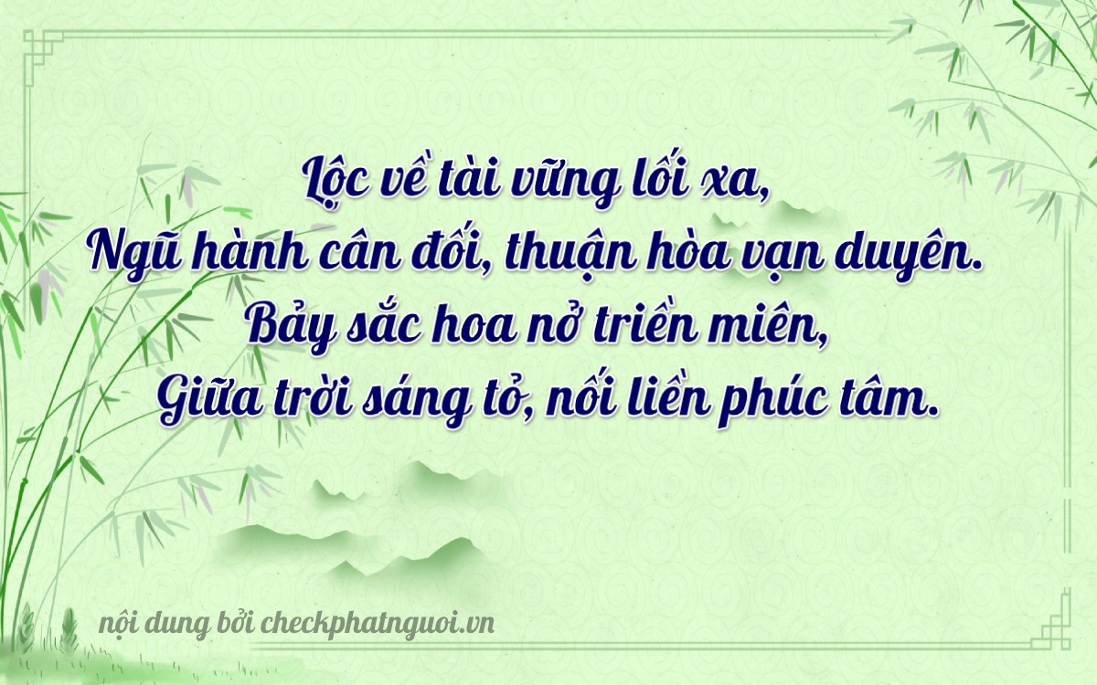Bài thơ ý nghĩa cho <b>biển số 73A-31775</b> tại website checkphatnguoi.vn
