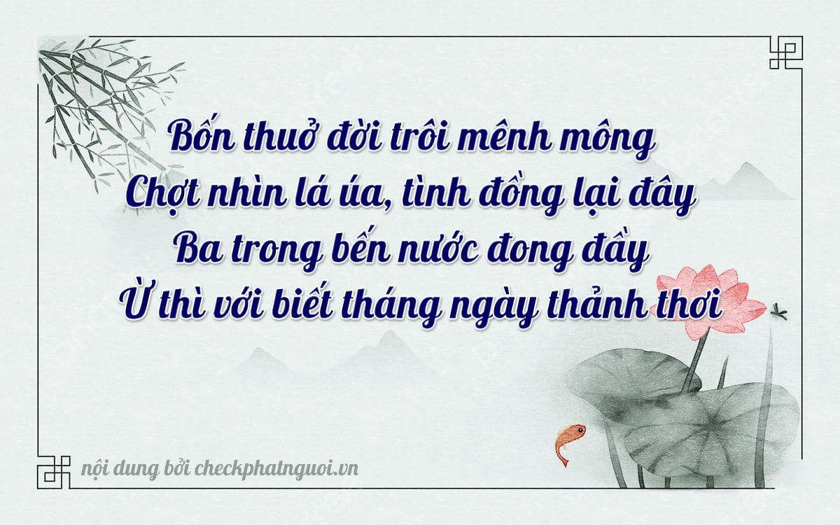 Bài thơ ý nghĩa cho <b>biển số 73A-34430</b> tại website checkphatnguoi.vn