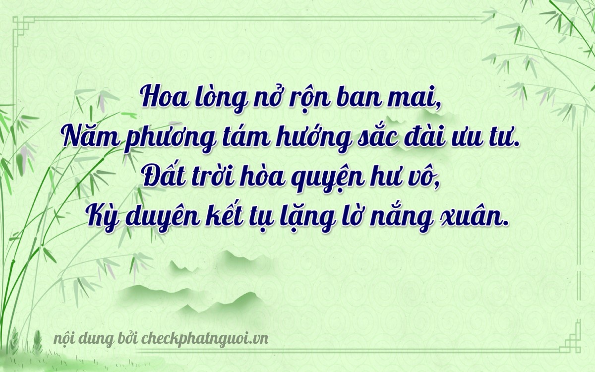 Bài thơ ý nghĩa cho <b>biển số 73A-34987</b> tại website checkphatnguoi.vn