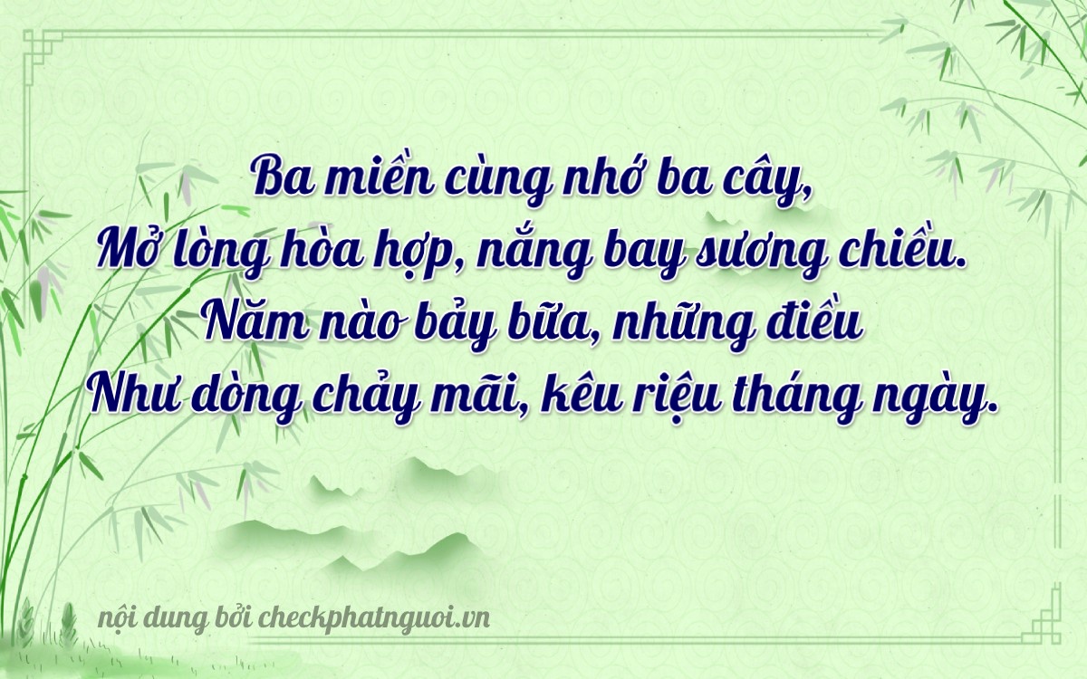 Bài thơ ý nghĩa cho <b>biển số 73A-35532</b> tại website checkphatnguoi.vn