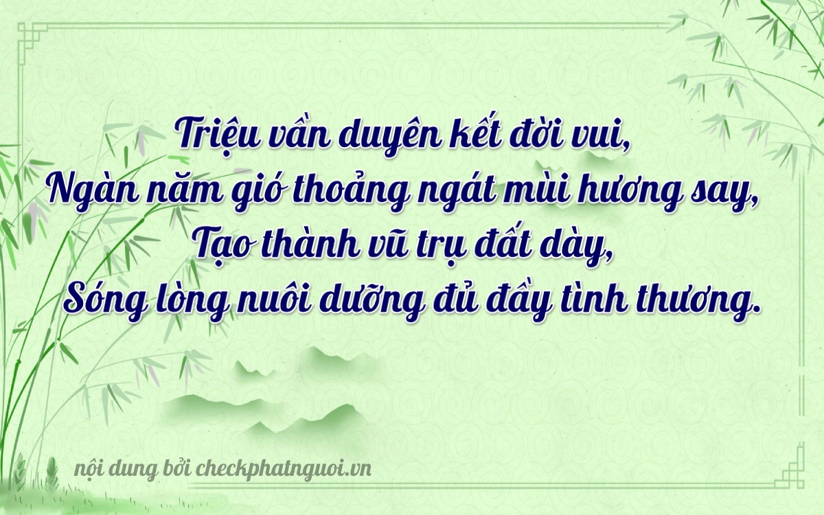 Bài thơ ý nghĩa cho <b>biển số 73AA-07816</b> tại website checkphatnguoi.vn