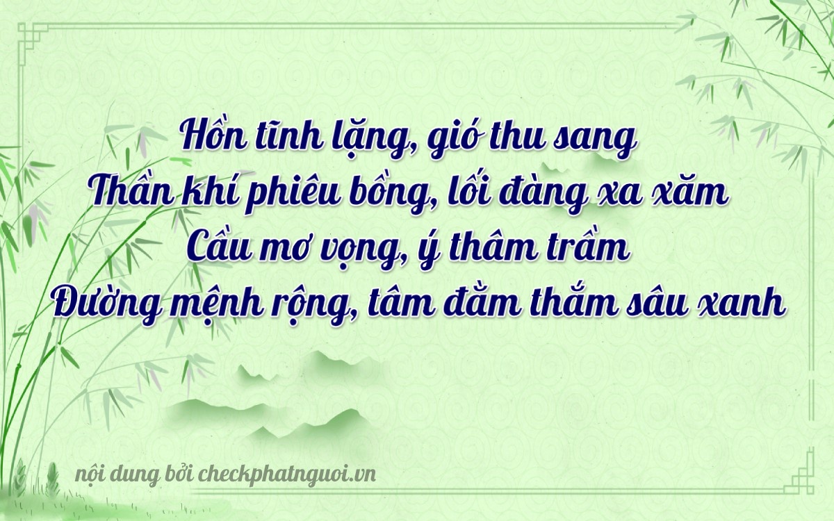 Bài thơ ý nghĩa cho <b>biển số 73AD-02309</b> tại website checkphatnguoi.vn