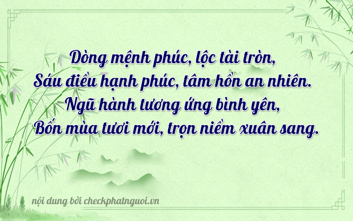 Bài thơ ý nghĩa cho <b>biển số 73AD-06514</b> tại website checkphatnguoi.vn
