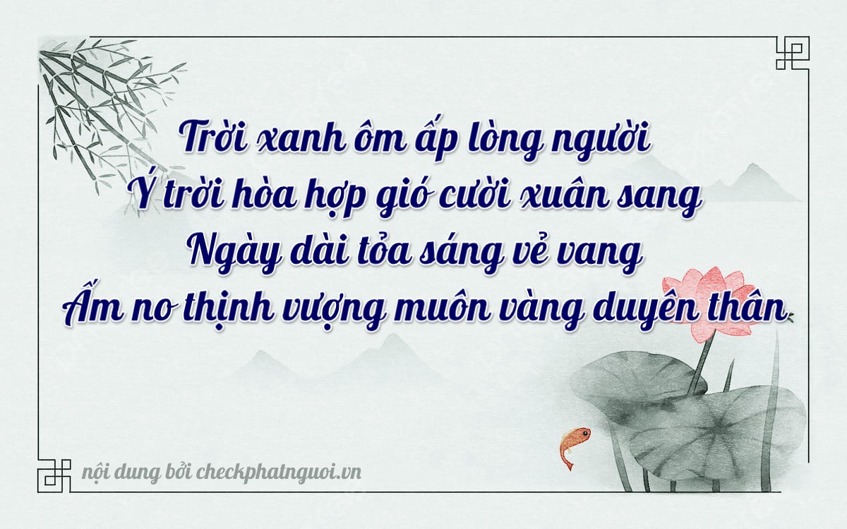 Bài thơ ý nghĩa cho <b>biển số 73AE-01327</b> tại website checkphatnguoi.vn