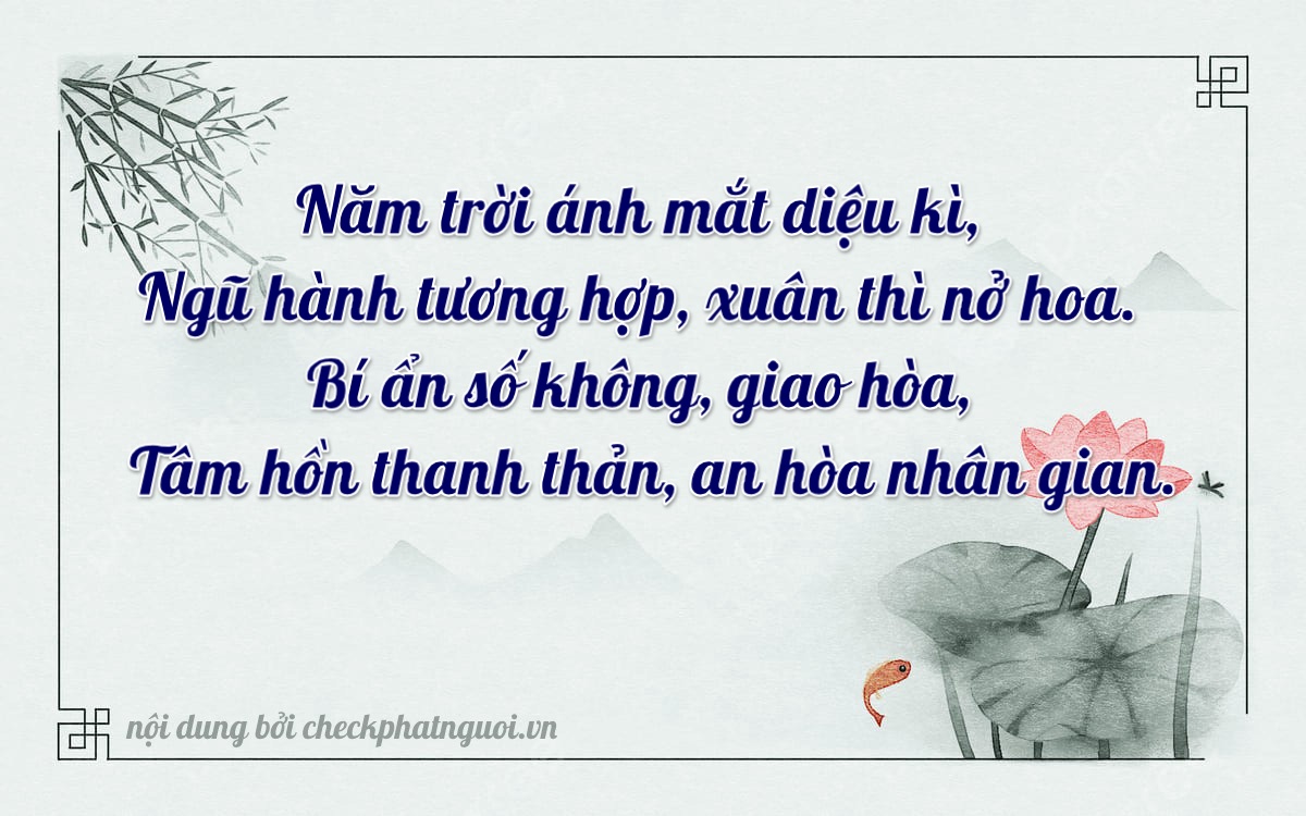 Bài thơ ý nghĩa cho <b>biển số 73AG-10505</b> tại website checkphatnguoi.vn