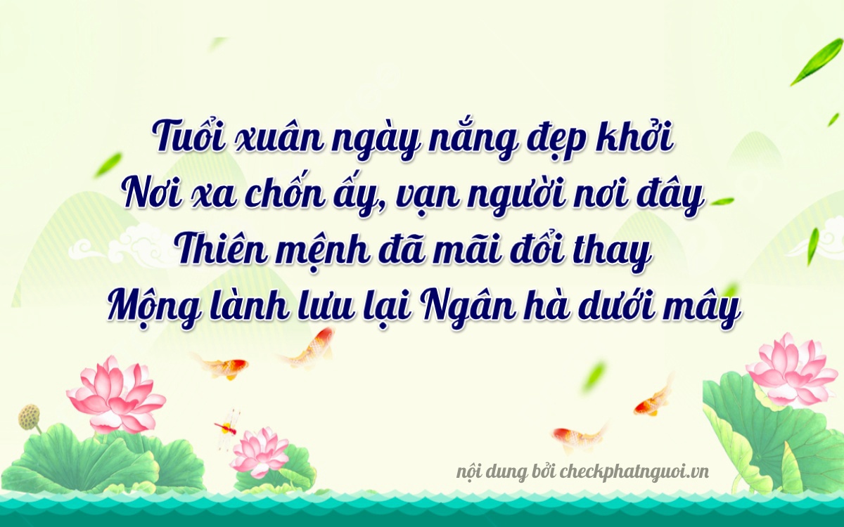 Bài thơ ý nghĩa cho <b>biển số 73C-10906</b> tại website checkphatnguoi.vn