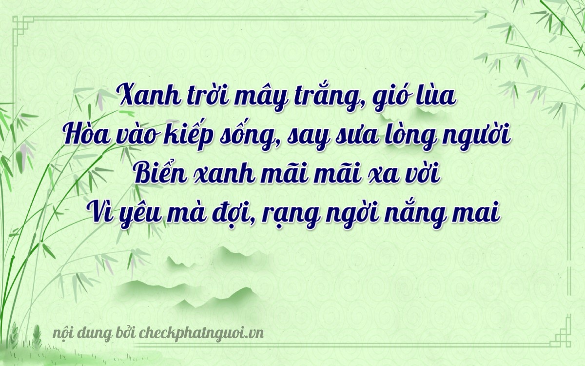 Bài thơ ý nghĩa cho <b>biển số 73C-17355</b> tại website checkphatnguoi.vn