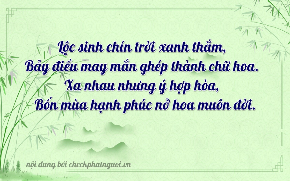 Bài thơ ý nghĩa cho <b>biển số 73C-17964</b> tại website checkphatnguoi.vn