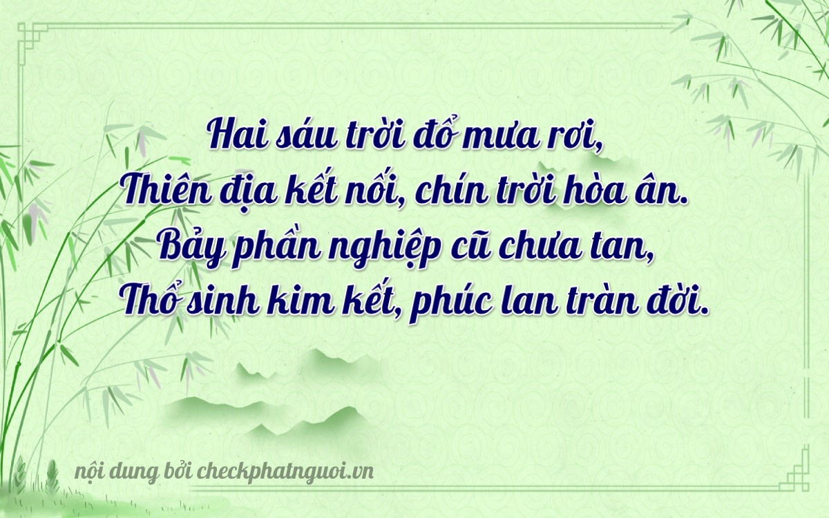 Bài thơ ý nghĩa cho <b>biển số 73E1-26751</b> tại website checkphatnguoi.vn