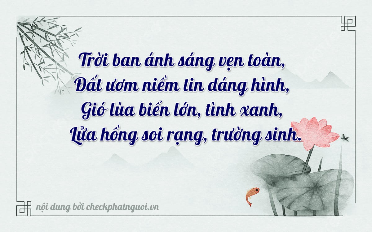 Bài thơ ý nghĩa cho <b>biển số 73E1-42356</b> tại website checkphatnguoi.vn