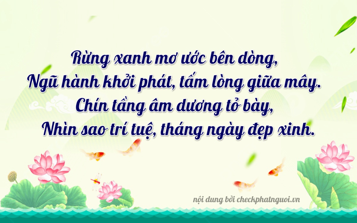 Bài thơ ý nghĩa cho <b>biển số 73F1-56939</b> tại website checkphatnguoi.vn