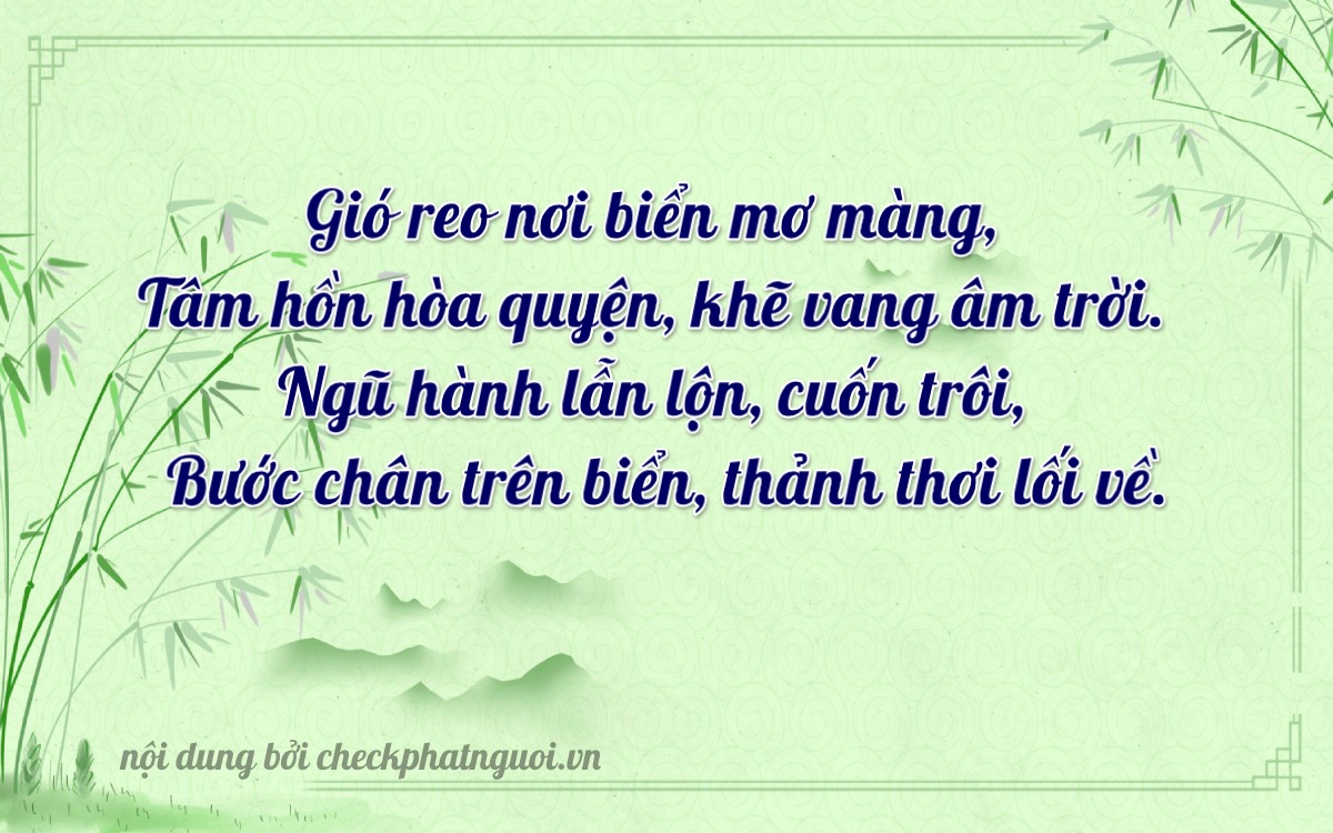 Bài thơ ý nghĩa cho <b>biển số 73F1-57669</b> tại website checkphatnguoi.vn