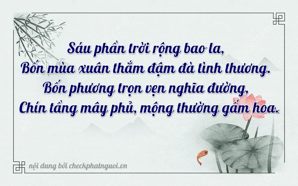 Bài thơ ý nghĩa cho <b>biển số 73F1-64494</b> tại website checkphatnguoi.vn