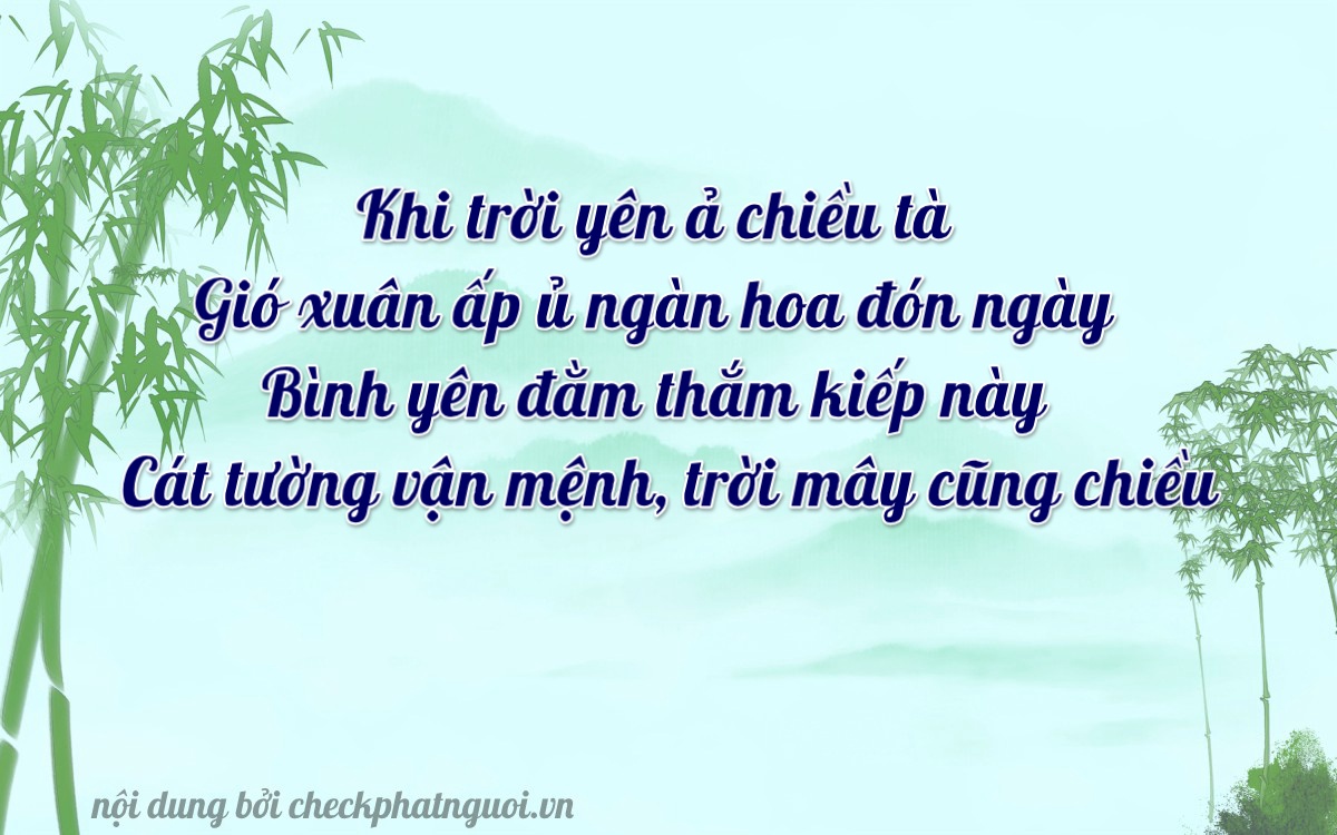 Bài thơ ý nghĩa cho <b>biển số 73G1-18718</b> tại website checkphatnguoi.vn