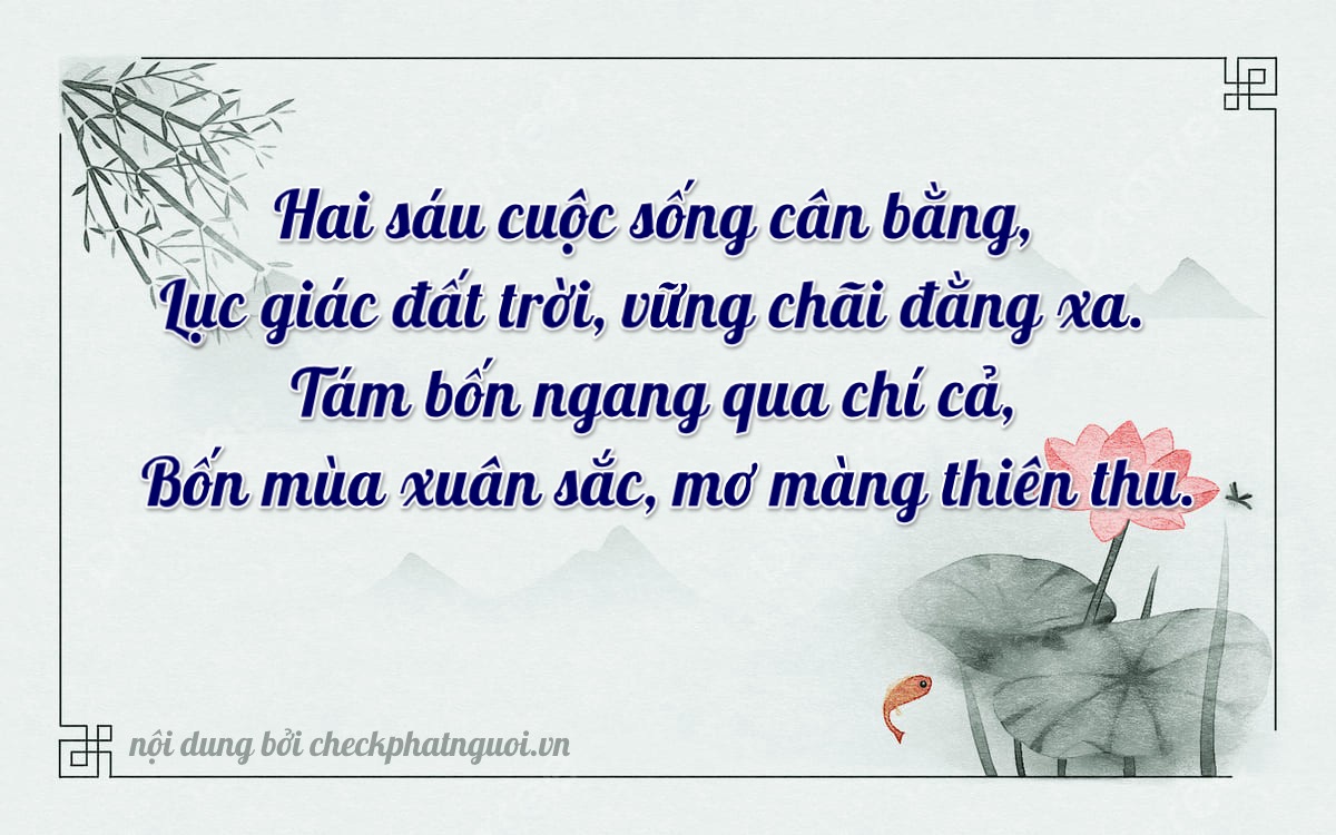 Bài thơ ý nghĩa cho <b>biển số 73G1-26844</b> tại website checkphatnguoi.vn