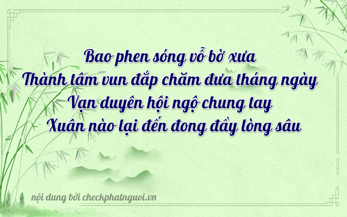 Bài thơ ý nghĩa cho <b>biển số 73G1-37707</b> tại website checkphatnguoi.vn