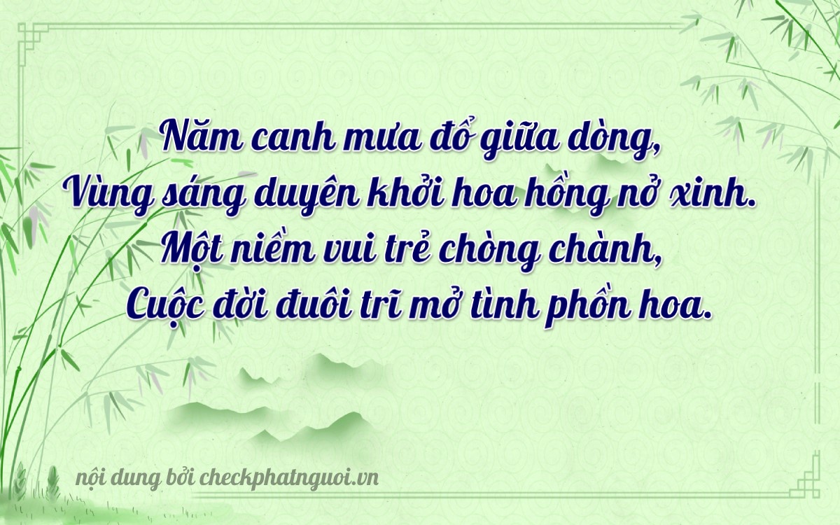 Bài thơ ý nghĩa cho <b>biển số 73H-01550</b> tại website checkphatnguoi.vn