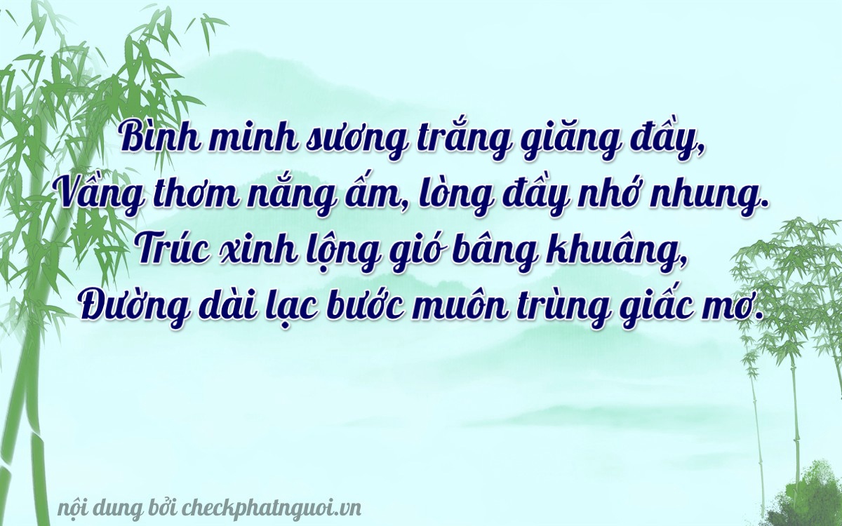 Bài thơ ý nghĩa cho <b>biển số 73H-0800</b> tại website checkphatnguoi.vn