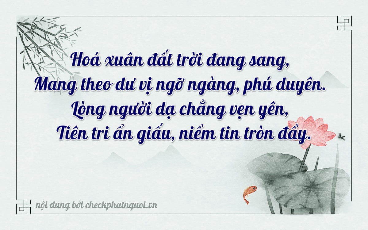 Bài thơ ý nghĩa cho <b>biển số 73K-11509</b> tại website checkphatnguoi.vn