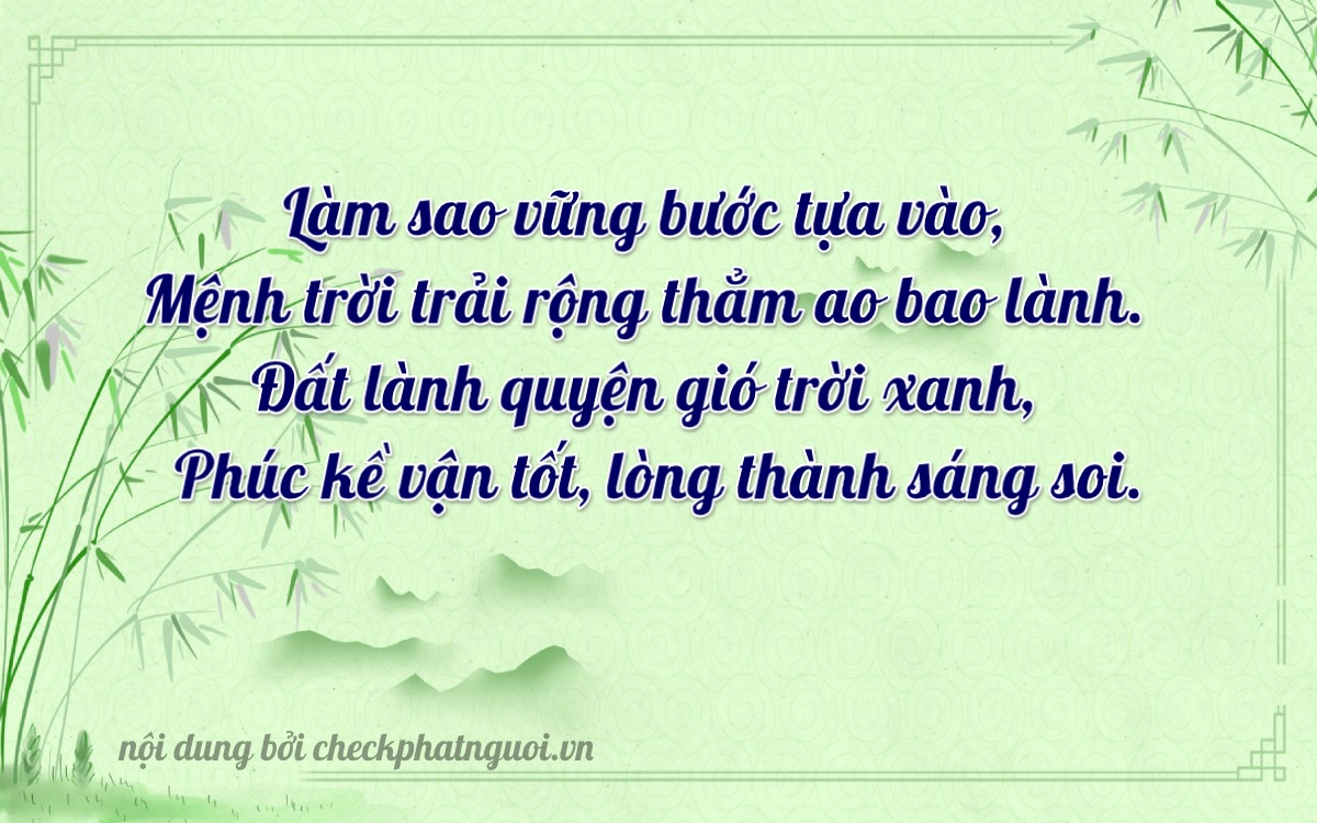 Bài thơ ý nghĩa cho <b>biển số 73K-19077</b> tại website checkphatnguoi.vn