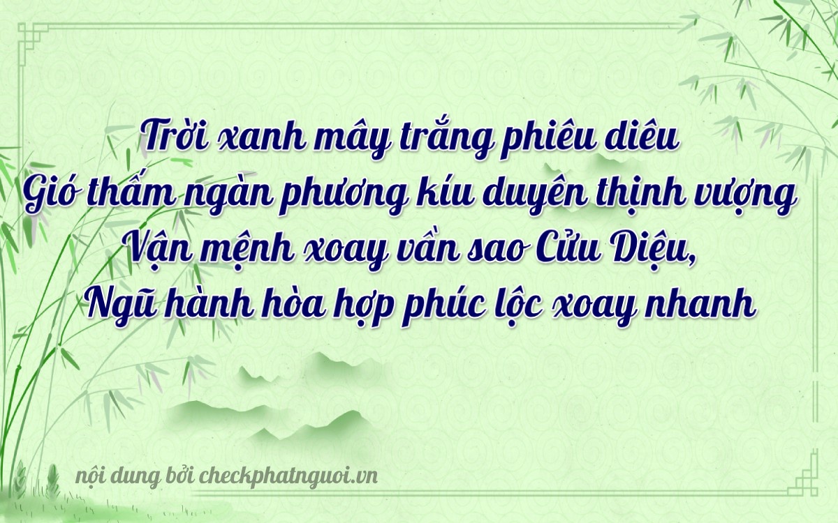 Bài thơ ý nghĩa cho <b>biển số 73L-9749</b> tại website checkphatnguoi.vn