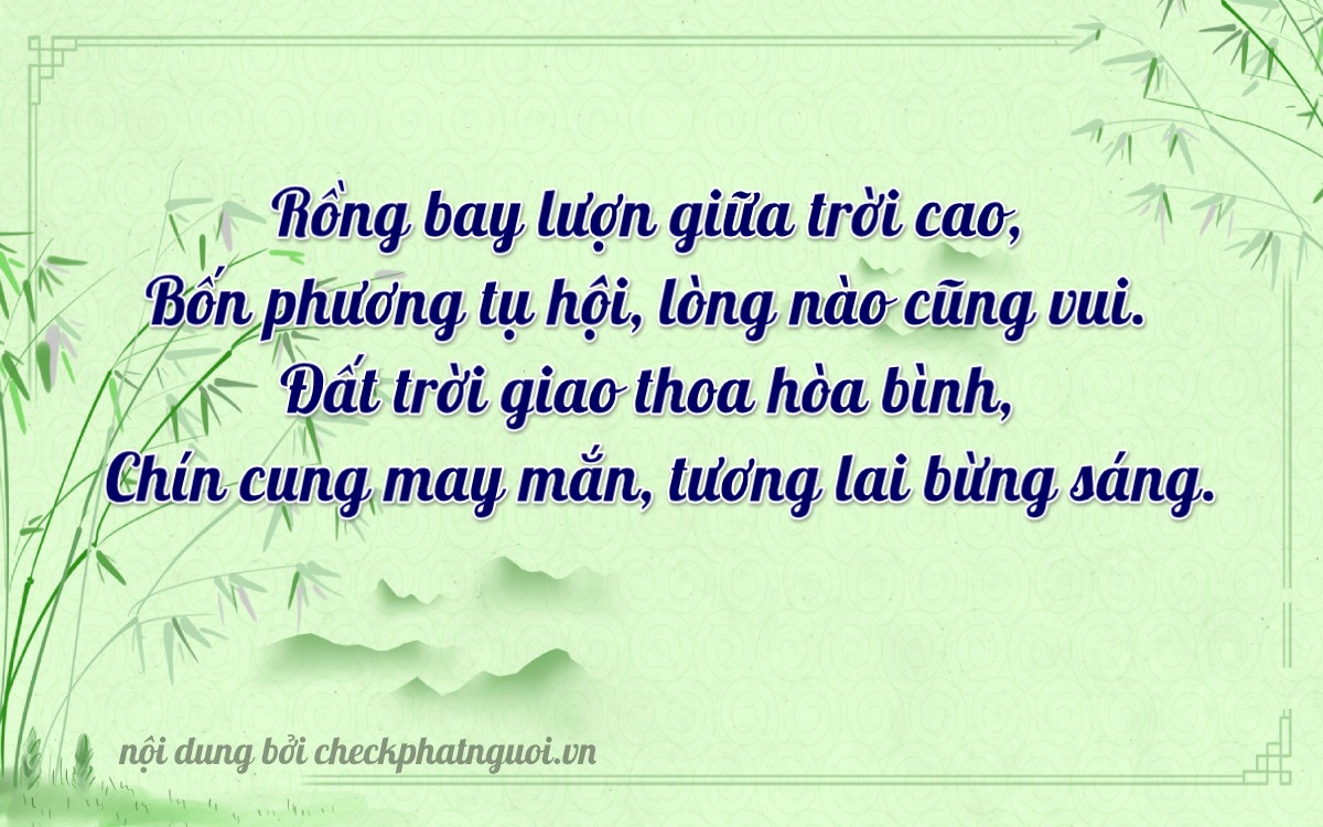 Bài thơ ý nghĩa cho <b>biển số 74A-04953</b> tại website checkphatnguoi.vn