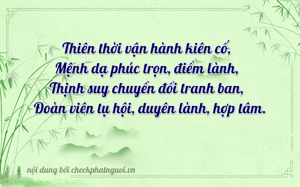 Bài thơ ý nghĩa cho <b>biển số 74A-12119</b> tại website checkphatnguoi.vn