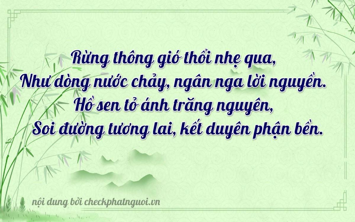 Bài thơ ý nghĩa cho <b>biển số 74A-12281</b> tại website checkphatnguoi.vn