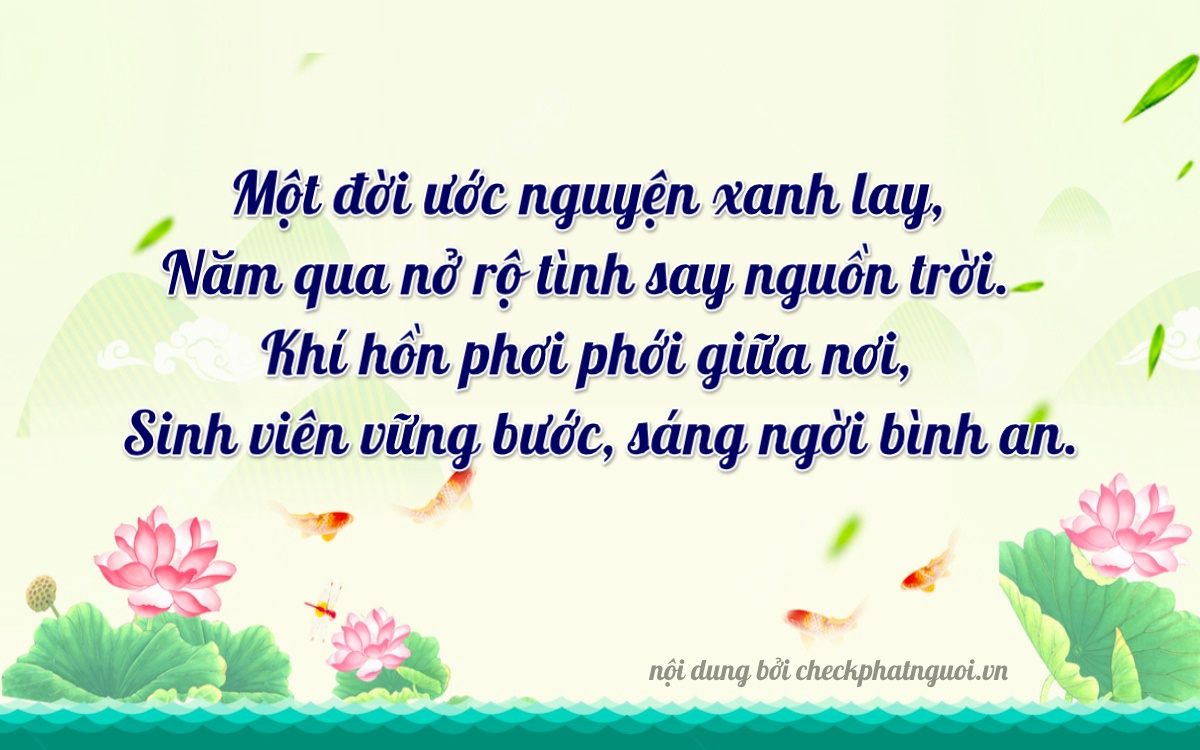 Bài thơ ý nghĩa cho <b>biển số 74A-17561</b> tại website checkphatnguoi.vn