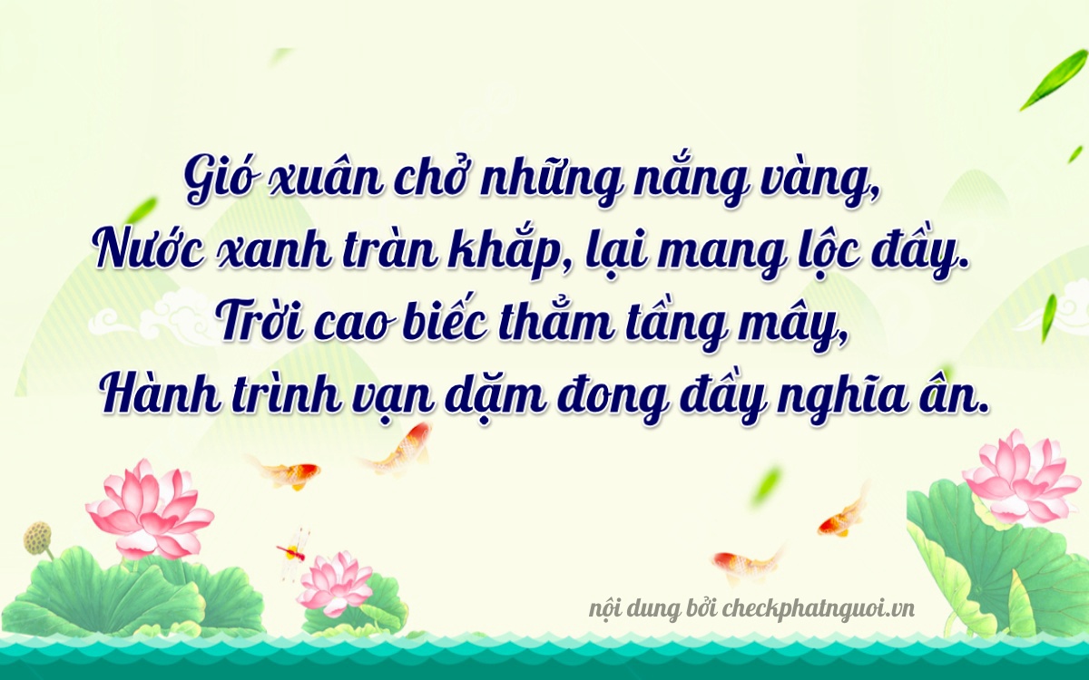 Bài thơ ý nghĩa cho <b>biển số 74A-19190</b> tại website checkphatnguoi.vn