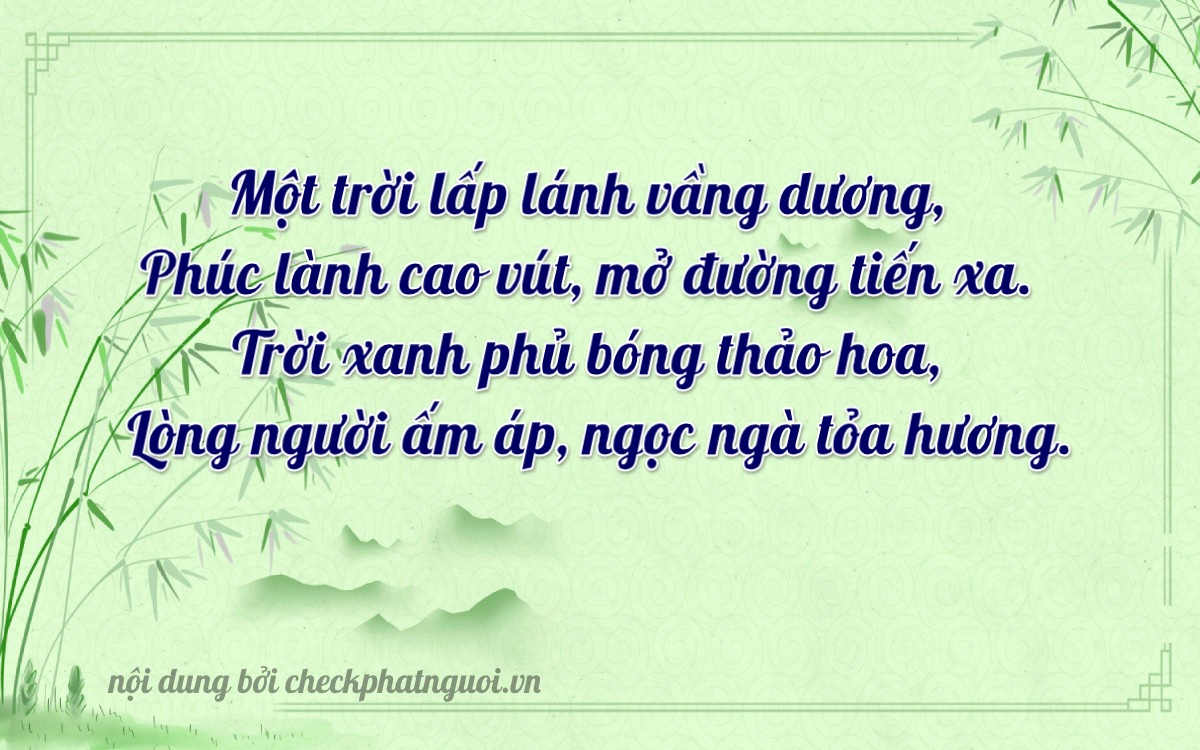 Bài thơ ý nghĩa cho <b>biển số 74A-19878</b> tại website checkphatnguoi.vn