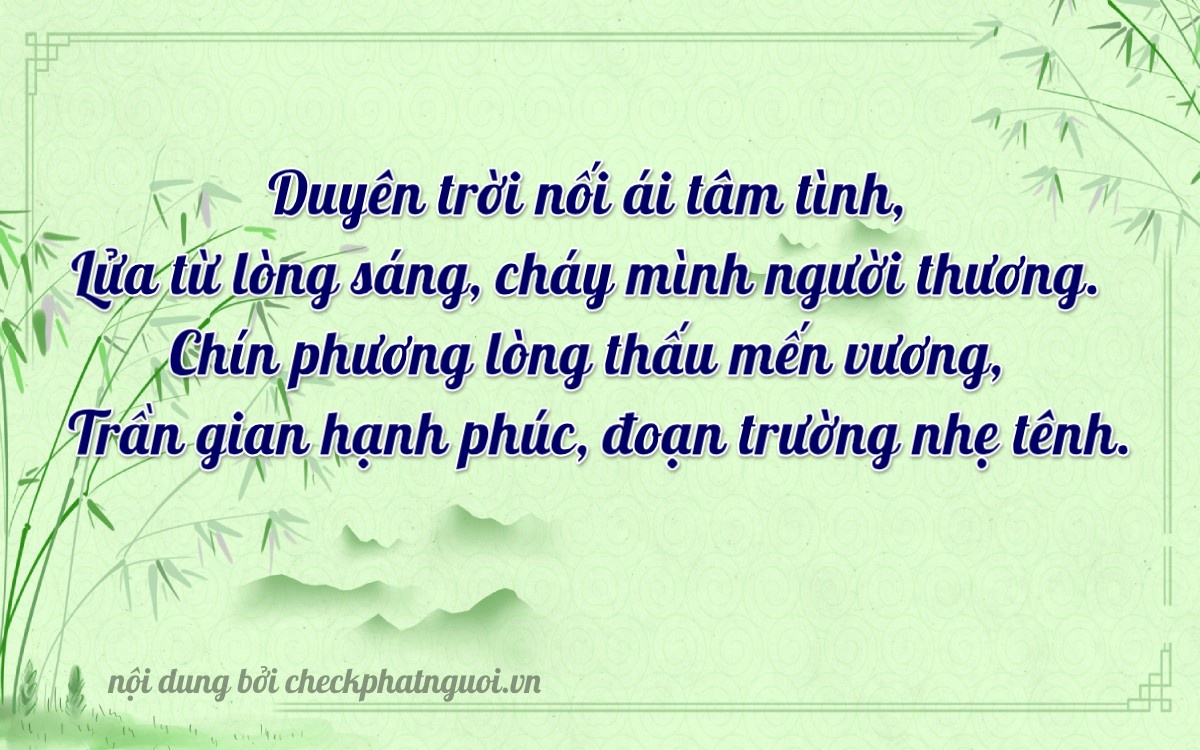 Bài thơ ý nghĩa cho <b>biển số 74A-22908</b> tại website checkphatnguoi.vn