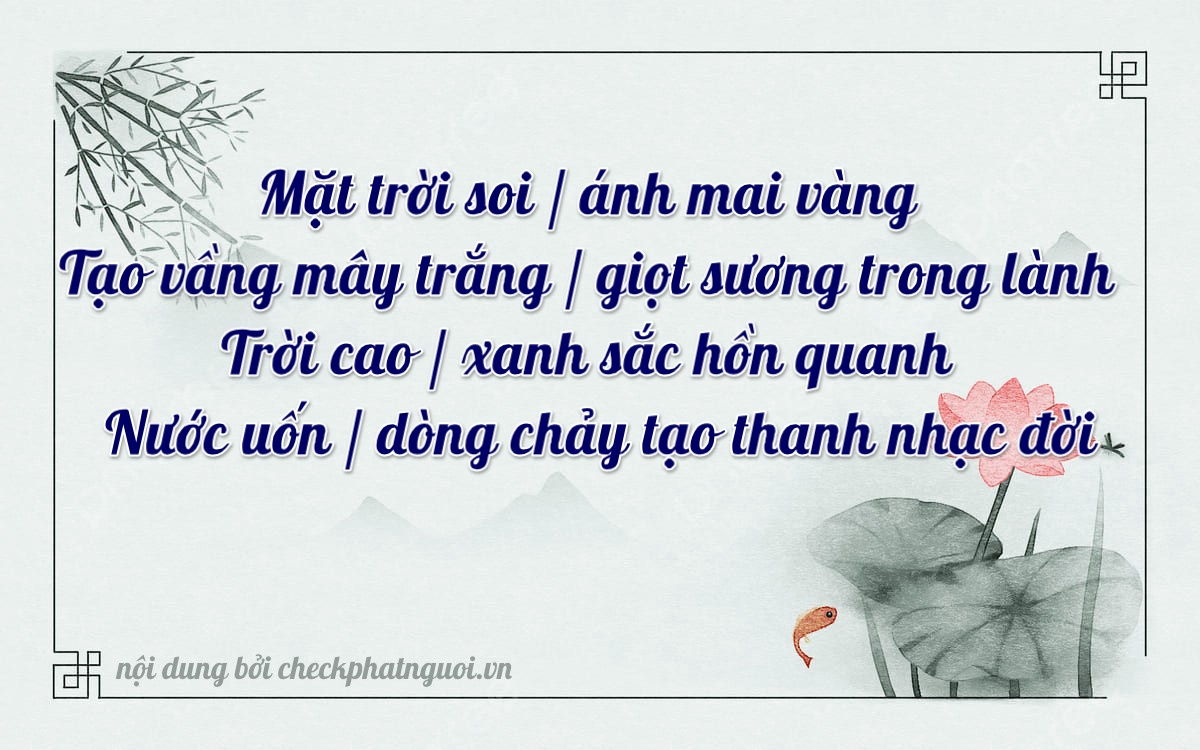 Bài thơ ý nghĩa cho <b>biển số 74A-23023</b> tại website checkphatnguoi.vn