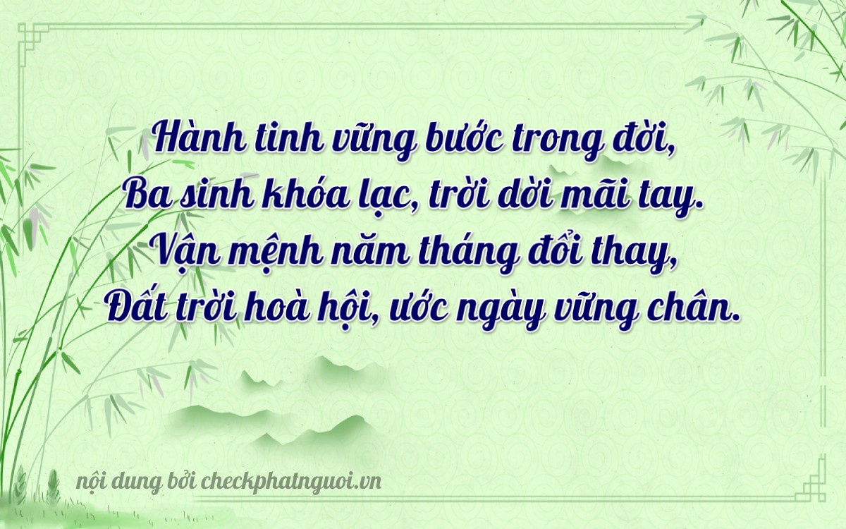 Bài thơ ý nghĩa cho <b>biển số 74A-23670</b> tại website checkphatnguoi.vn