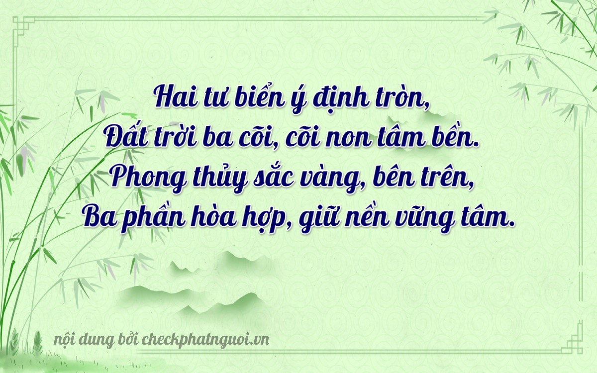 Bài thơ ý nghĩa cho <b>biển số 74A-24203</b> tại website checkphatnguoi.vn