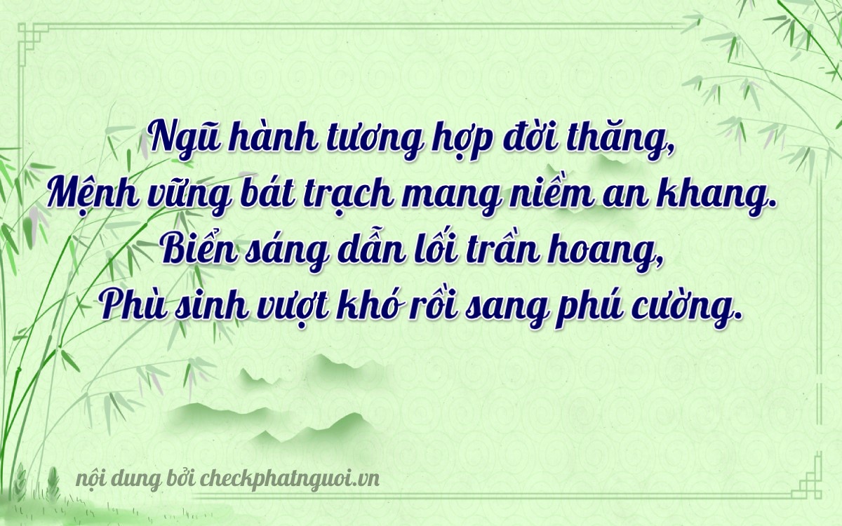 Bài thơ ý nghĩa cho <b>biển số 74A-24588</b> tại website checkphatnguoi.vn